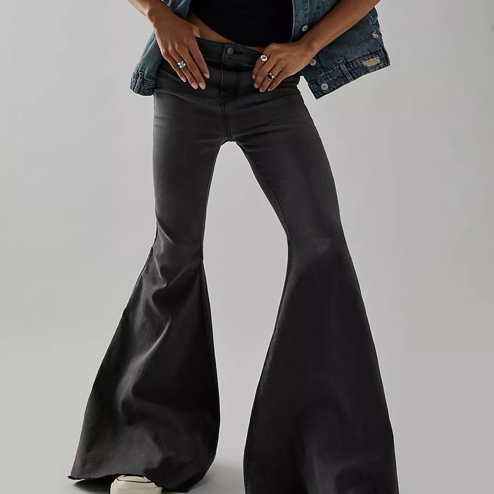 Free People Just Float On Flare Jeans